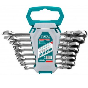 Набор гаечных ключей с гибким храповиком TOTAL THT102RK586
