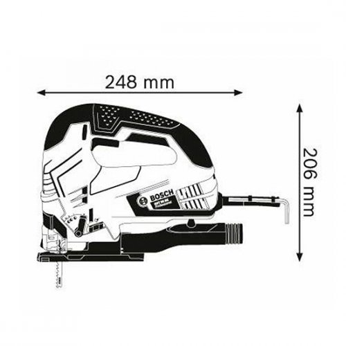 Электрический лобзик  Bosch Professional GST 90 BE