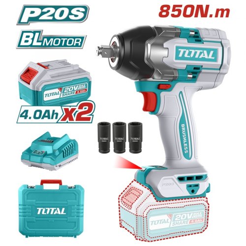 ქანჩდამჭერი TOTAL TIWLI2085