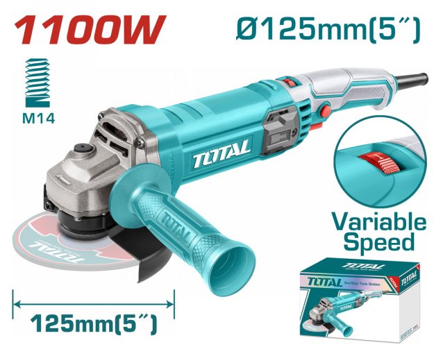 Угловая шлифмашина TOTAL TG110125565