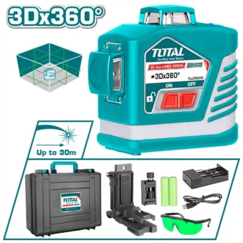ლაზერული ნიველირი TOTAL TLL255245