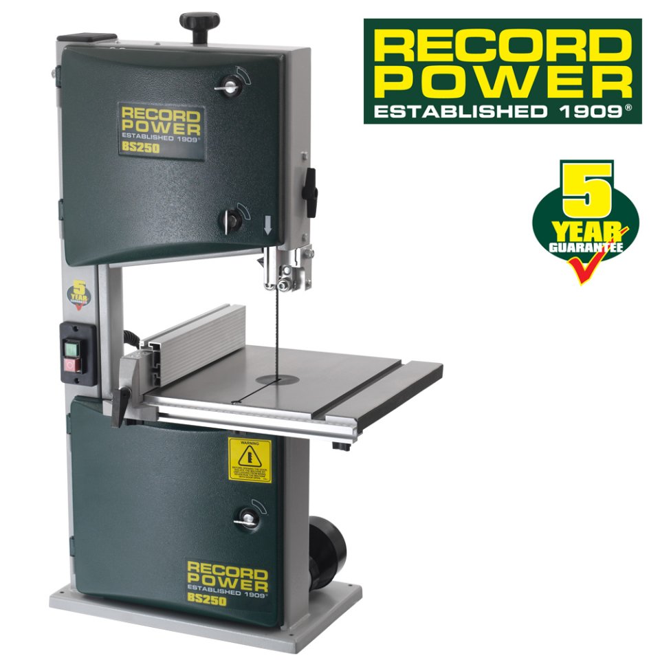 ლენტური ხერხი  Record Power BS 250